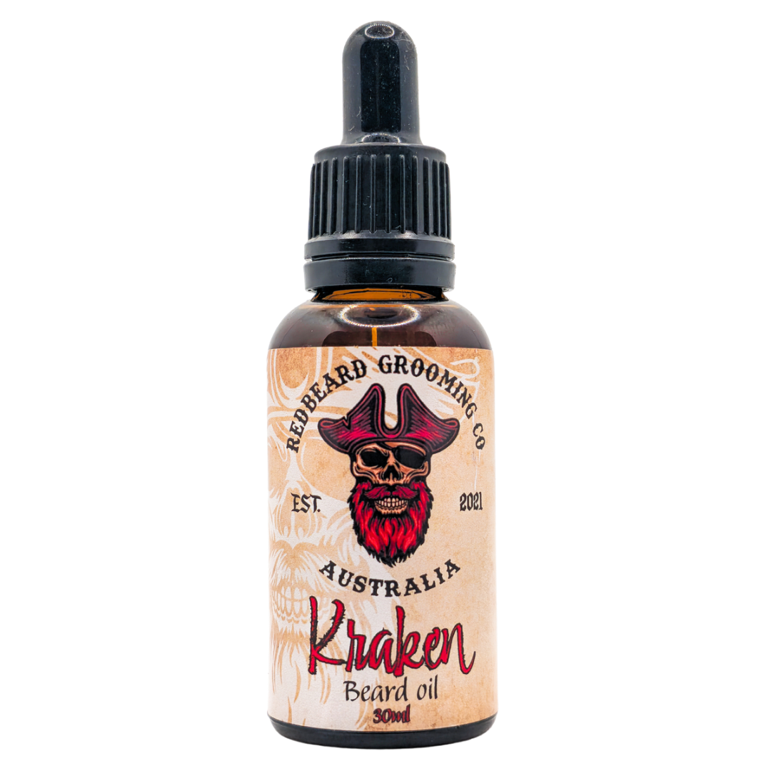 K R A K E N- (Frothy Cold one, Oud Wood and Dark Vanilla) 30ml - RedBeard Grooming Co. Australia
