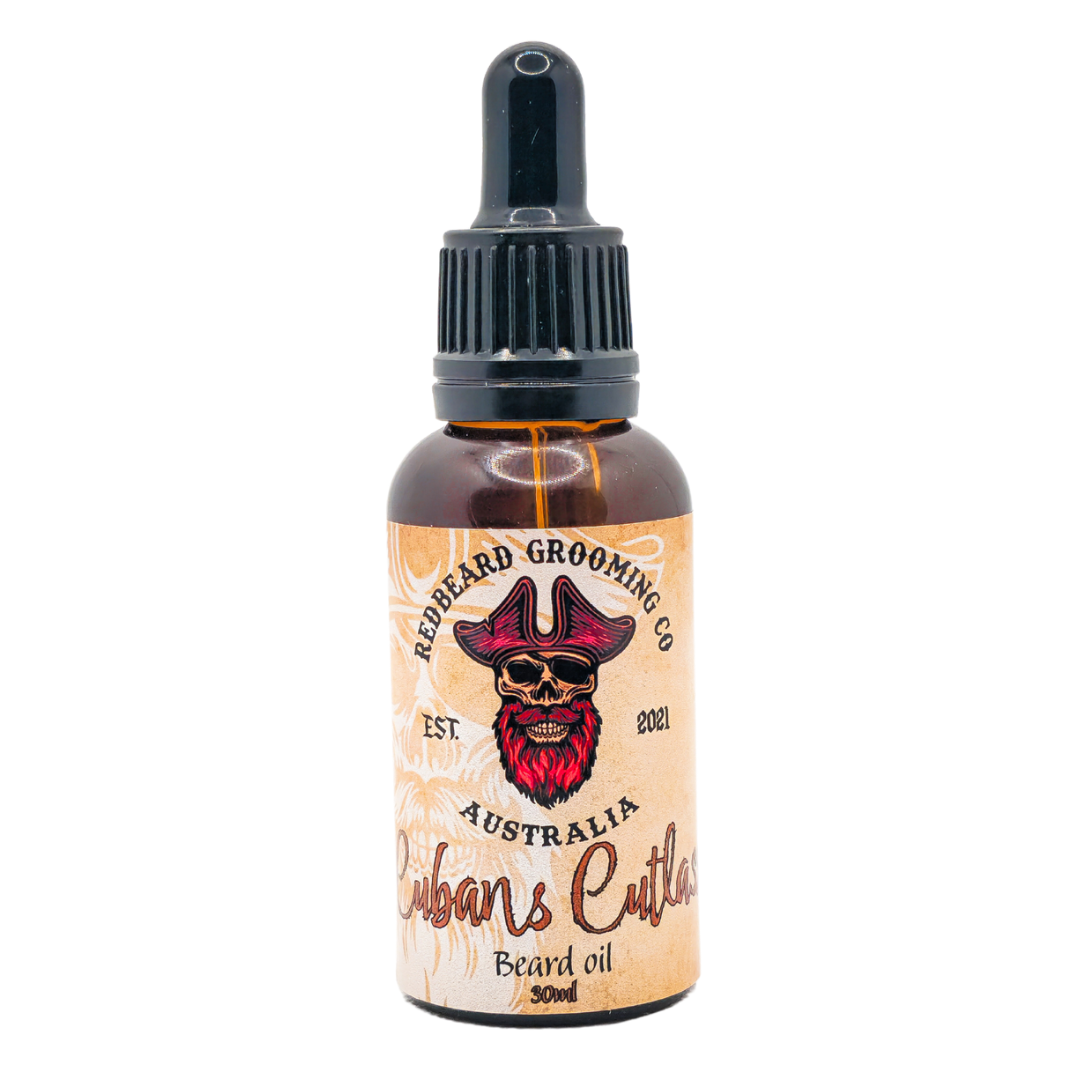 CUBAN’S CUTLASS ( Vanilla Musk & Cuban Tobacco) 30ml oil - RedBeard Grooming Co. Australia
