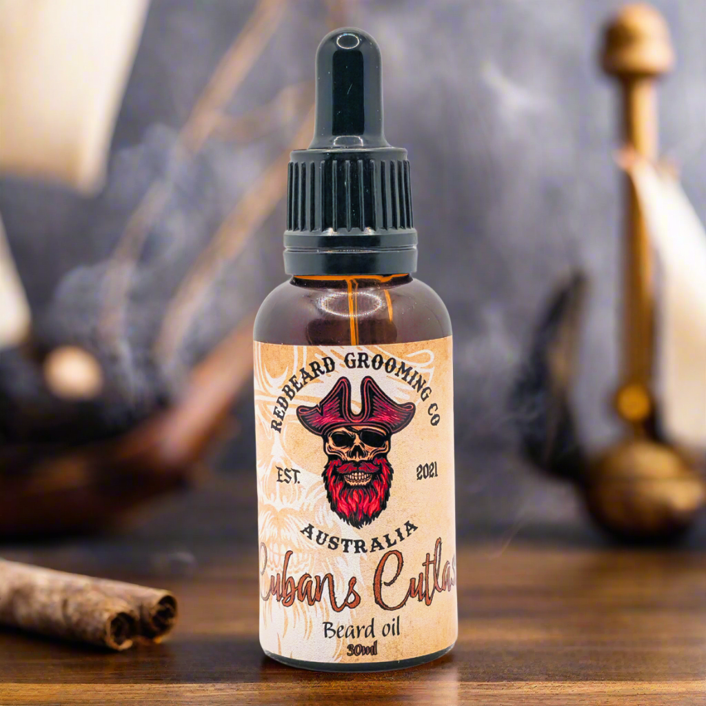 CUBAN’S CUTLASS ( Vanilla Musk & Cuban Tobacco) 30ml oil - RedBeard Grooming Co. Australia
