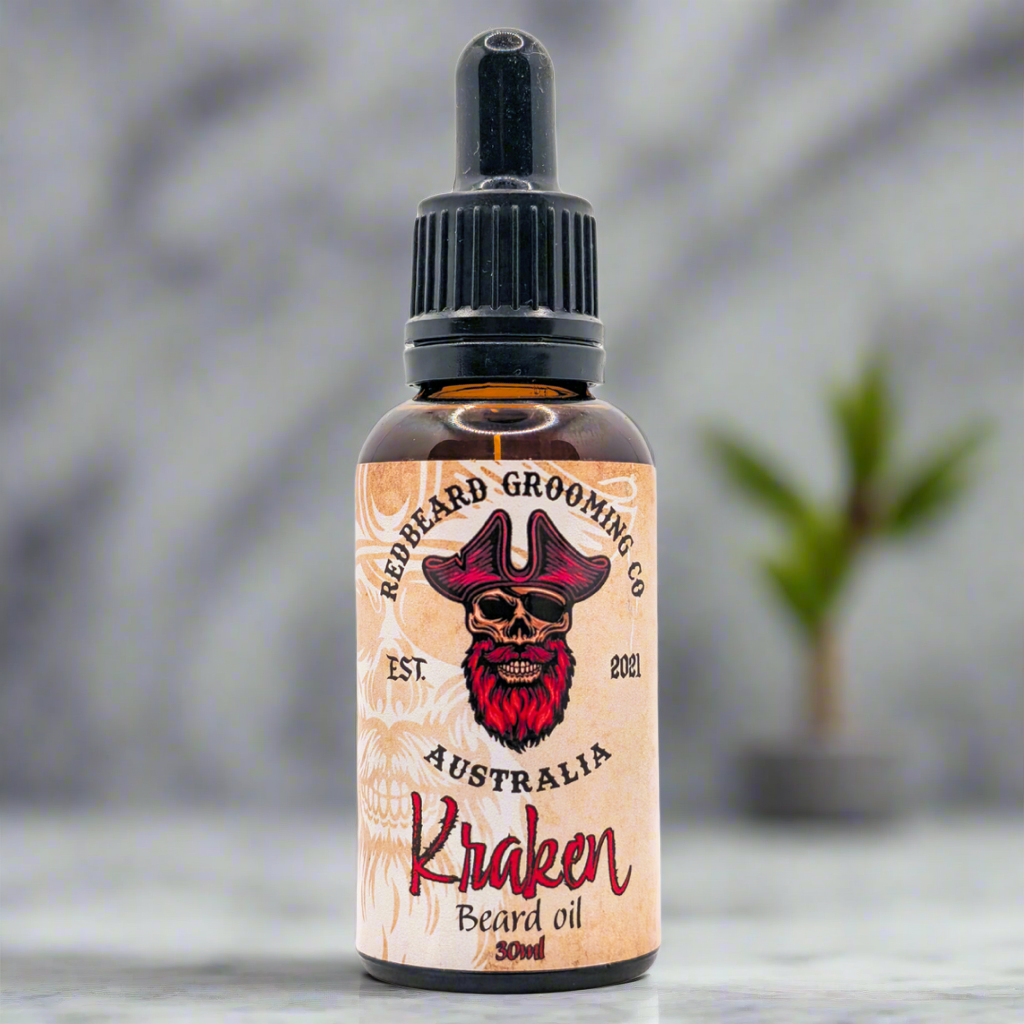 K R A K E N- (Frothy Cold one, Oud Wood and Dark Vanilla) 30ml - RedBeard Grooming Co. Australia