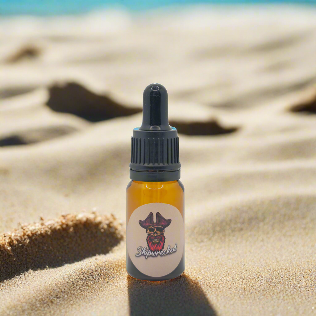 Beard Oil 10ml ‘Shipwrecked’ (coconut and rum) - RedBeard Grooming Co. Australia