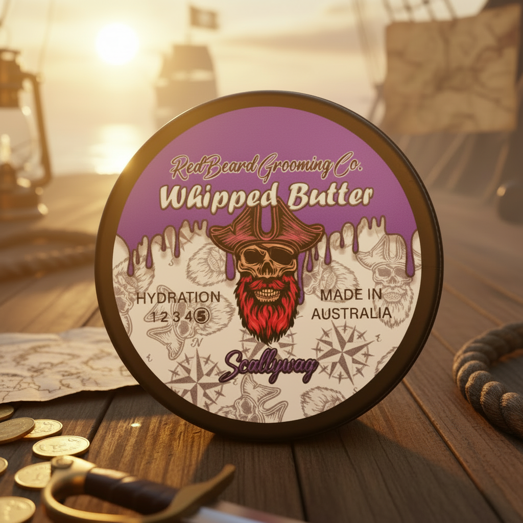 RedBeards Whip Beard Butter ‘ScallyWag’ (Fruity Lolly Bonanza)70ml - RedBeard Grooming Co. Australia