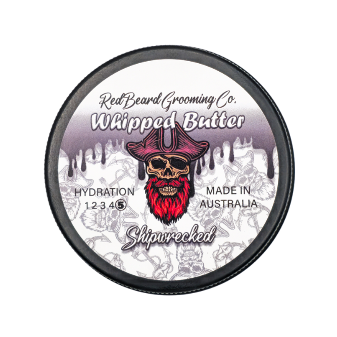 RedBeards Whip Beard Butter ‘ShipWrecked’ (coconut and rum)70ml - RedBeard Grooming Co. Australia