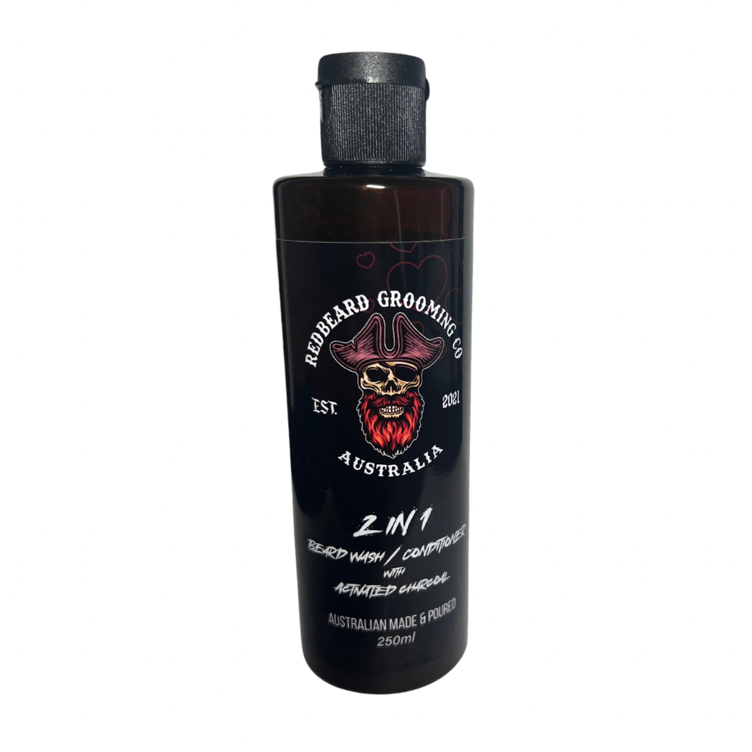 250ml 2in 1 Beard Wash & Conditioner(Seduction- Maple Bourbon with the ultimate gentlemen’s cologne) - RedBeard Grooming Co. Australia