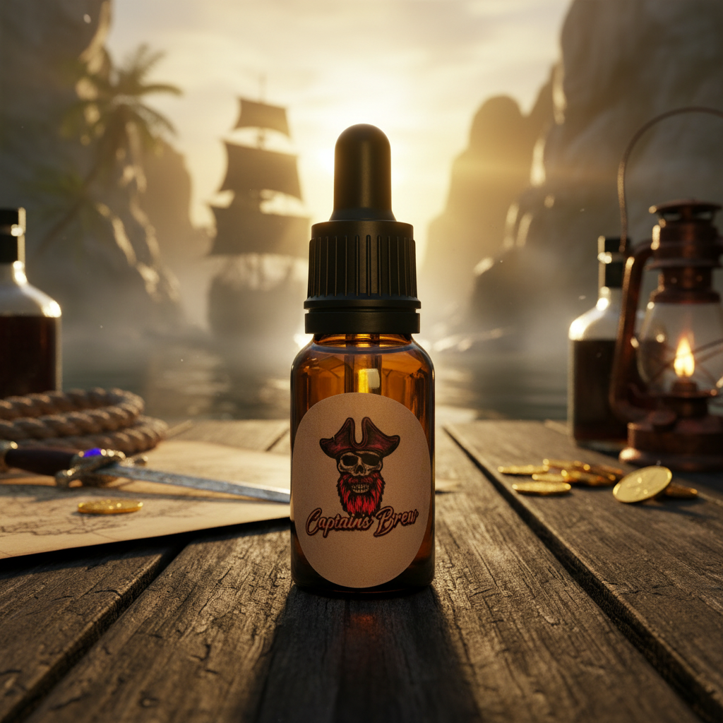 Beard Oil 10ml ‘Captain’s Brew’ (espresso martini & marshmallow) - RedBeard Grooming Co. Australia