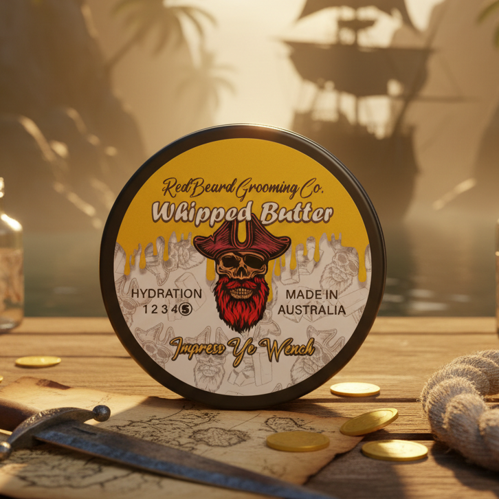 RedBeards Whip Beard Butter ‘Impress Ye Wench’(One Million Inspired)70ml - RedBeard Grooming Co. Australia