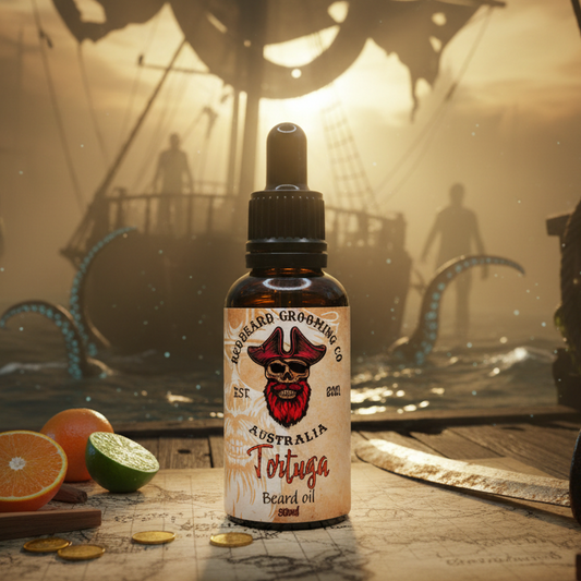 TORTUGA-  (Orange, Lime & Sandalwood) 30ml - RedBeard Grooming Co. Australia