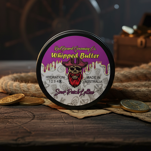 RedBeards Whip Beard Butter 
(Sour Patch Lollies)70ml - RedBeard Grooming Co. Australia