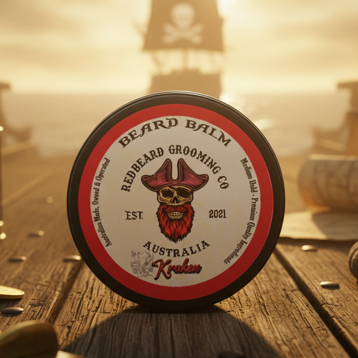 K R A K E N- (Frothy Cold one, Oud Wood and Dark Vanilla) 70ml - RedBeard Grooming Co. Australia