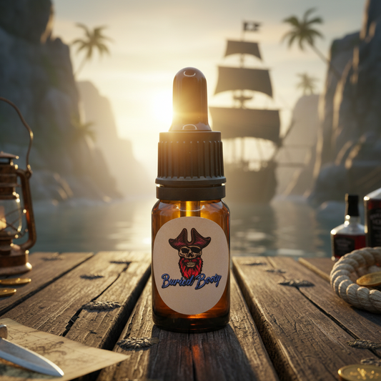 Beard Oil 10ml ‘Buried Booty’ (50 Shades Sails) - RedBeard Grooming Co. Australia