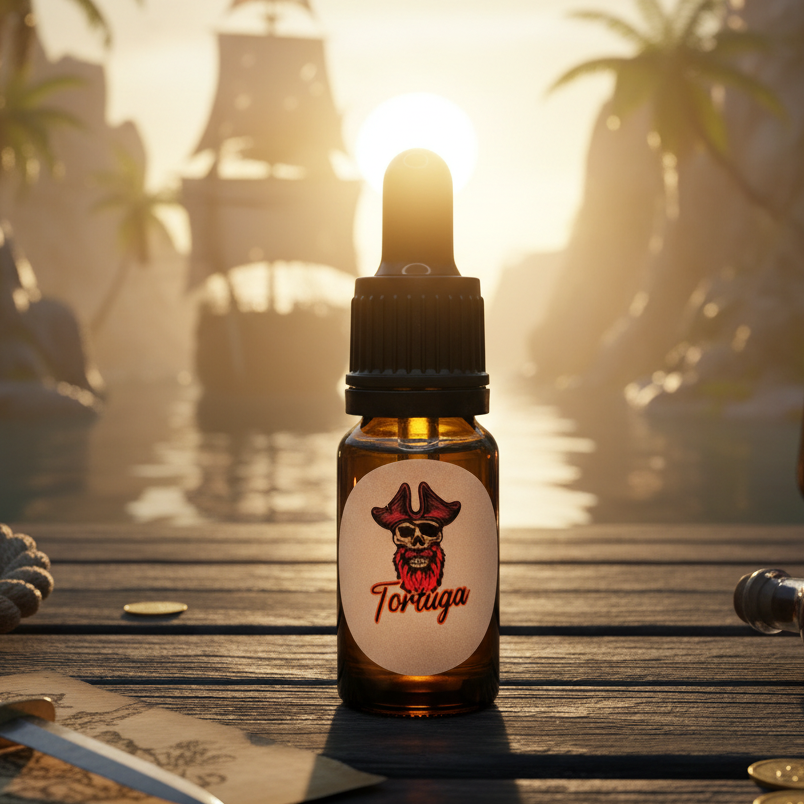 Beard Oil 10ml ‘Tortuga’ (Orange, Lime and Sandalwood) - RedBeard Grooming Co. Australia