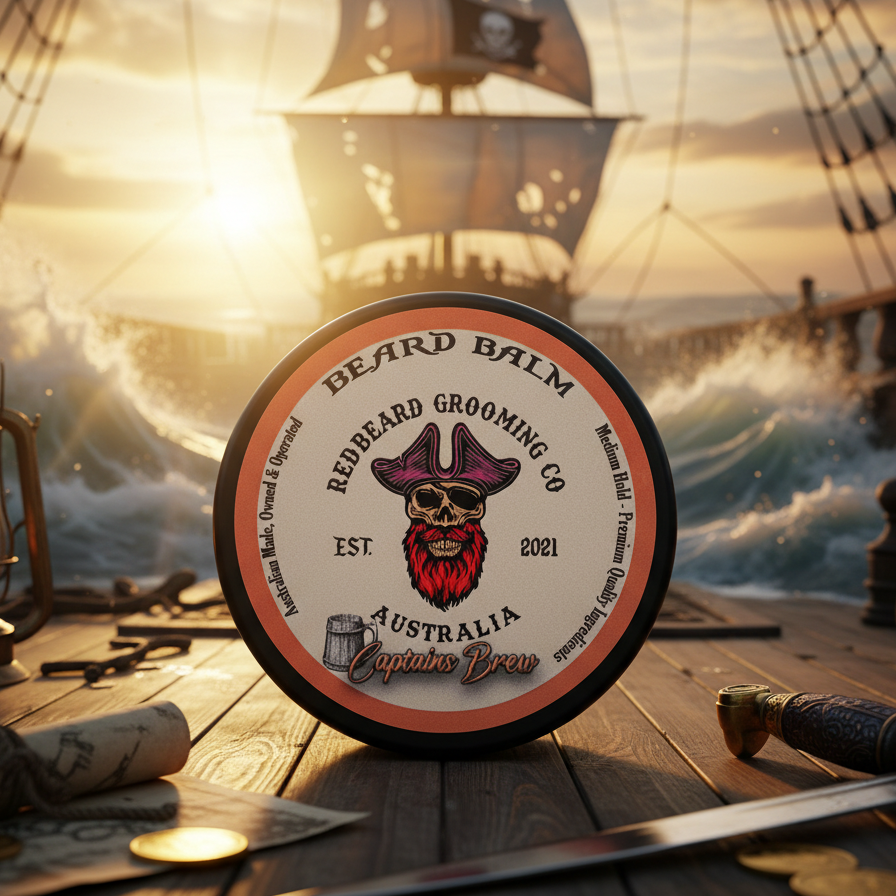 CAPTAIN'S  BREW - 70ml (Espresso Martini & Marshmallow) - RedBeard Grooming Co. Australia
