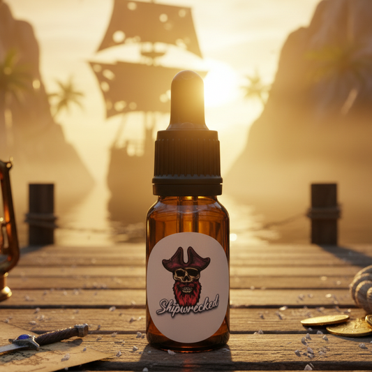 Beard Oil 10ml ‘Shipwrecked’ (coconut and rum) - RedBeard Grooming Co. Australia