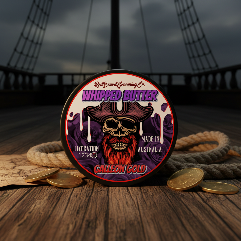 Redbeard's Whip Beard Butter (Galleon Gold) 70ml - RedBeard Grooming Co. Australia
