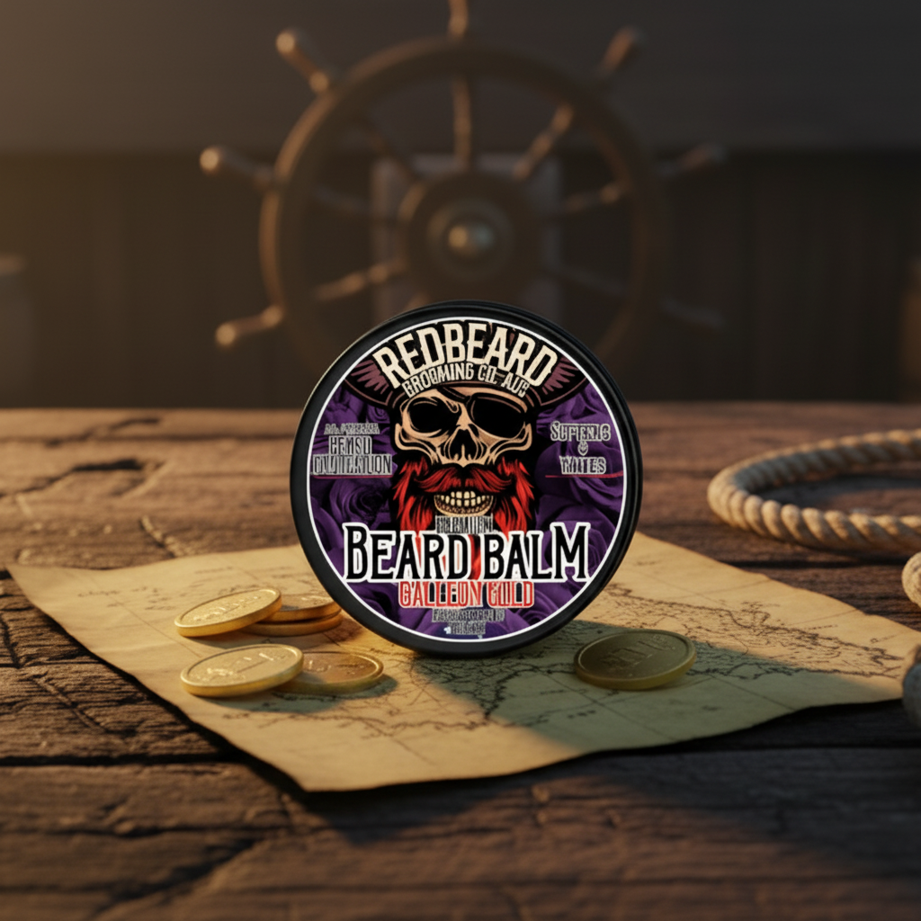 G A L L E O N  G O L D Beard balm 70 ml - RedBeard Grooming Co. Australia
