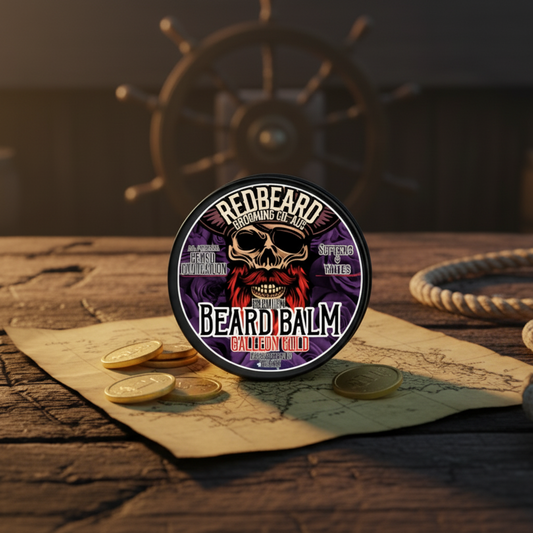 G A L L E O N  G O L D Beard balm 70 ml - RedBeard Grooming Co. Australia