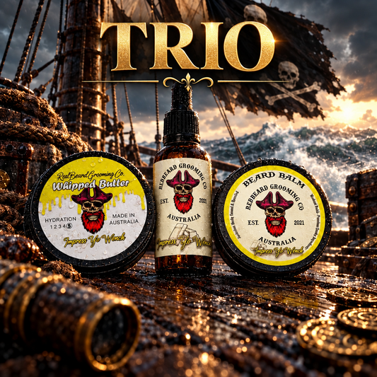 Oil, Balm & Butter trio - RedBeard Grooming Co. Australia