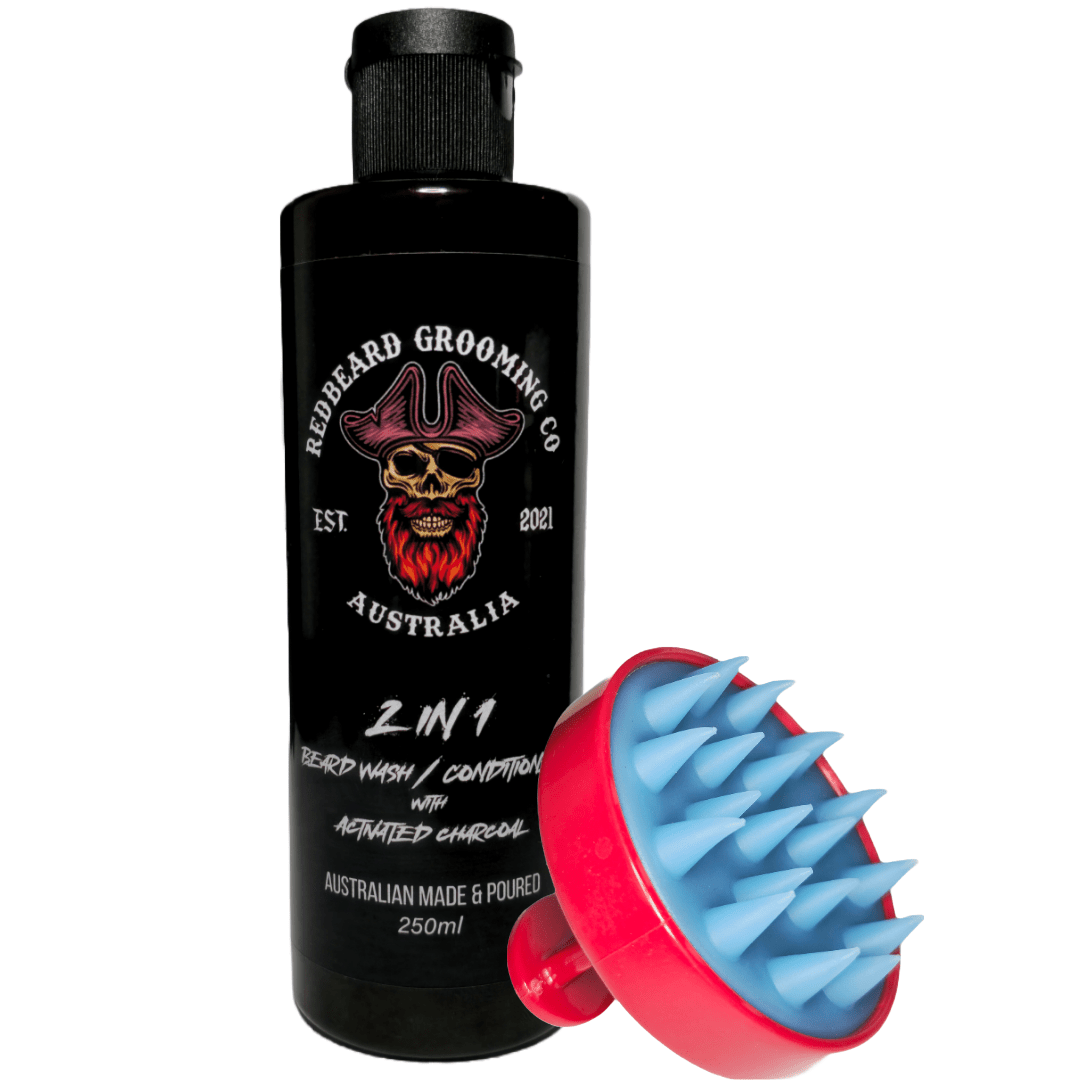 Beard wash & scrubber - RedBeard Grooming Co. Australia