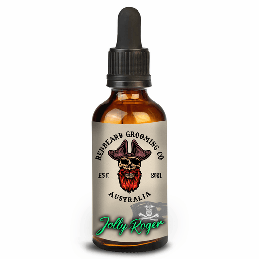 J O L L Y R O G E R- (Peppermint & Pine) 30ml - RedBeard Grooming Co. Australia