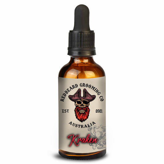 K R A K E N- (Frothy Cold one, Oud Wood and Dark Vanilla) 30ml - RedBeard Grooming Co. Australia