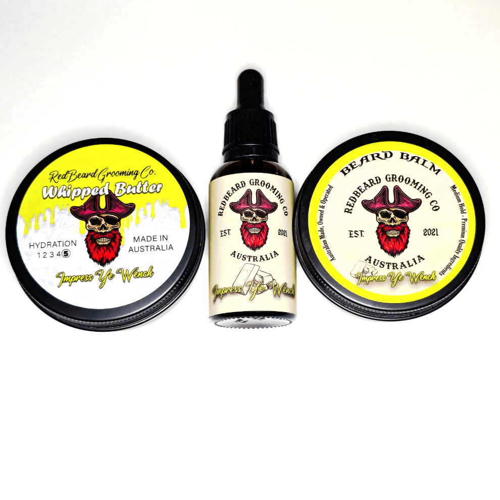 Oil, Balm & Butter trio - RedBeard Grooming Co. Australia