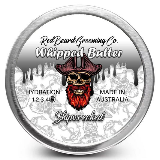 RedBeards Whip Beard Butter ‘ShipWrecked’ (coconut and rum)70ml - RedBeard Grooming Co. Australia