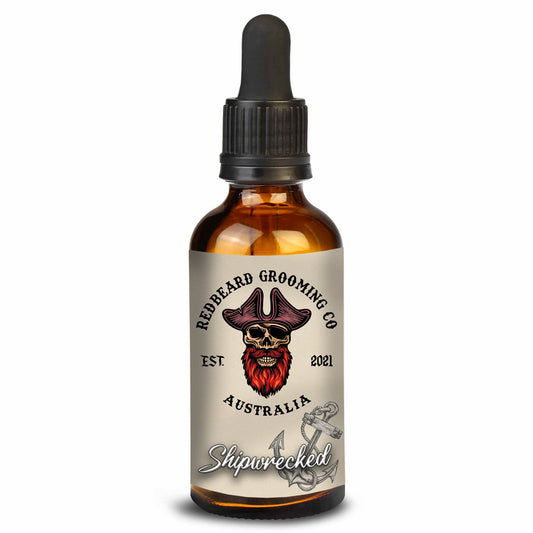 SHIPWRECKED- (Coconut & Rum) 30ml - RedBeard Grooming Co. Australia